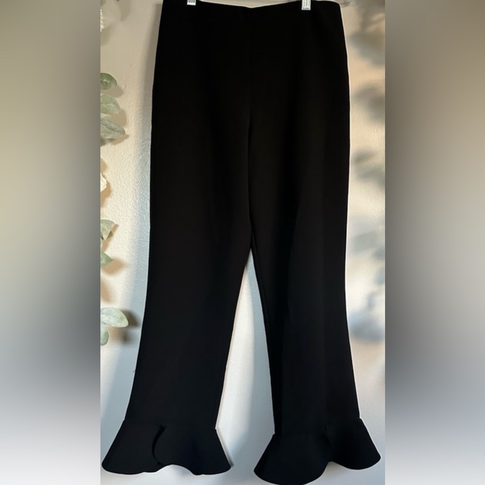 Alice + Olivia Black Flare Pants